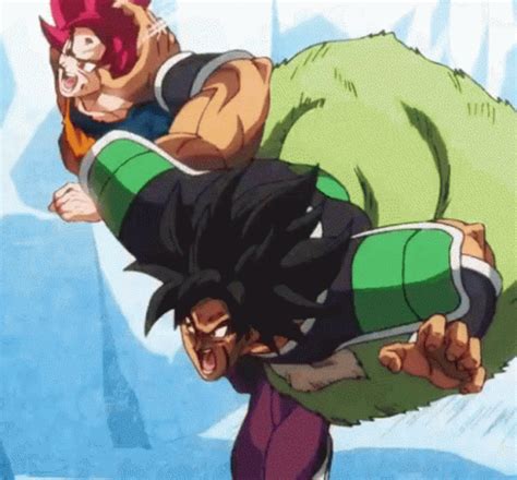 goku vs broly gif|Broly vs Goku